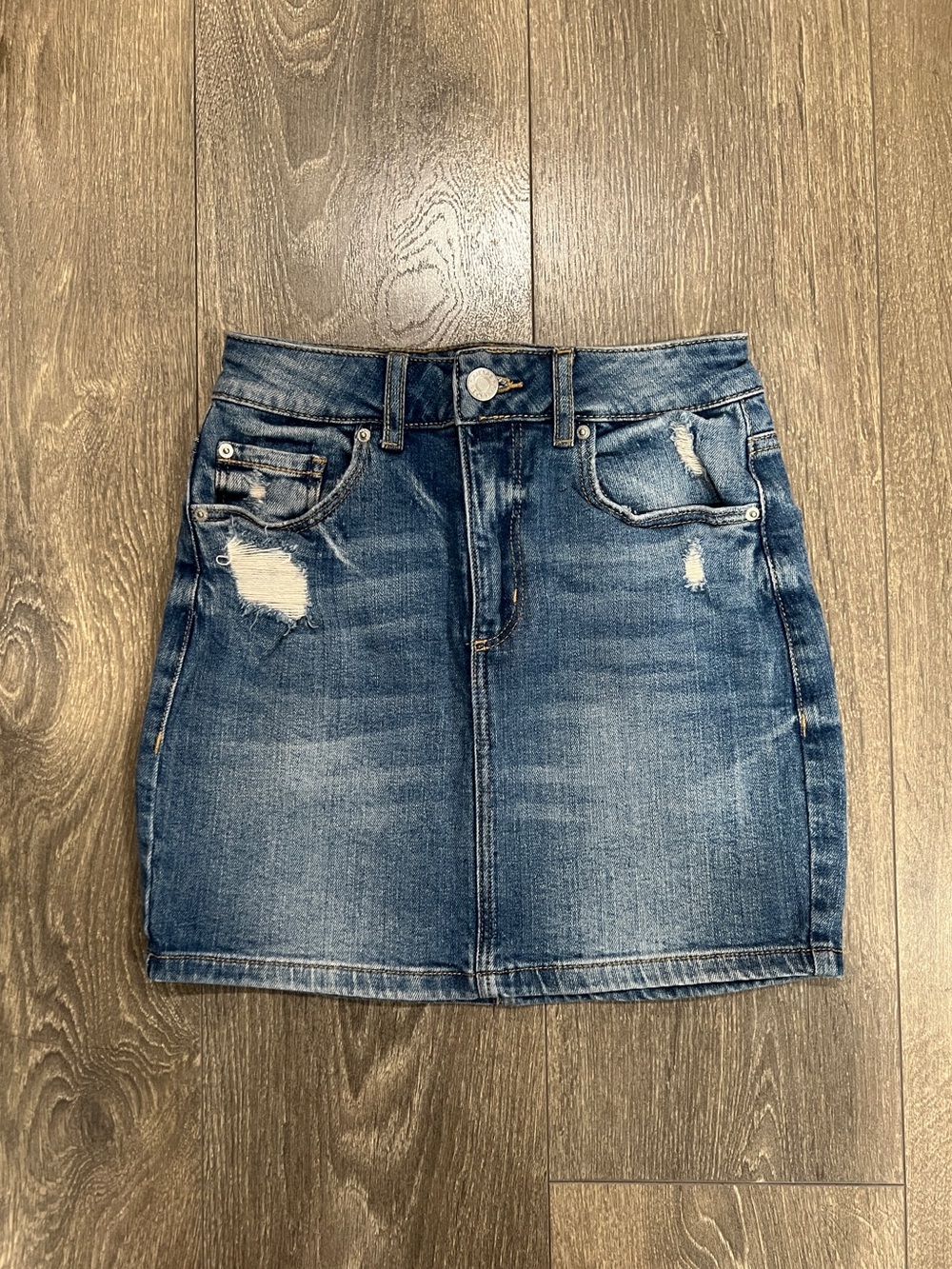 Garage high waisted denim skirt - size XXS